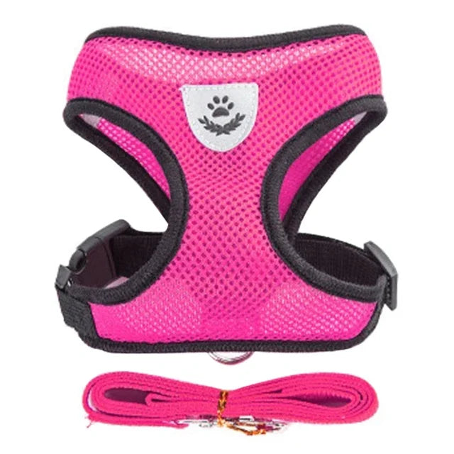 PetHuggle™ Adjustable Mesh Harness – Walks Made Safer & Happier!