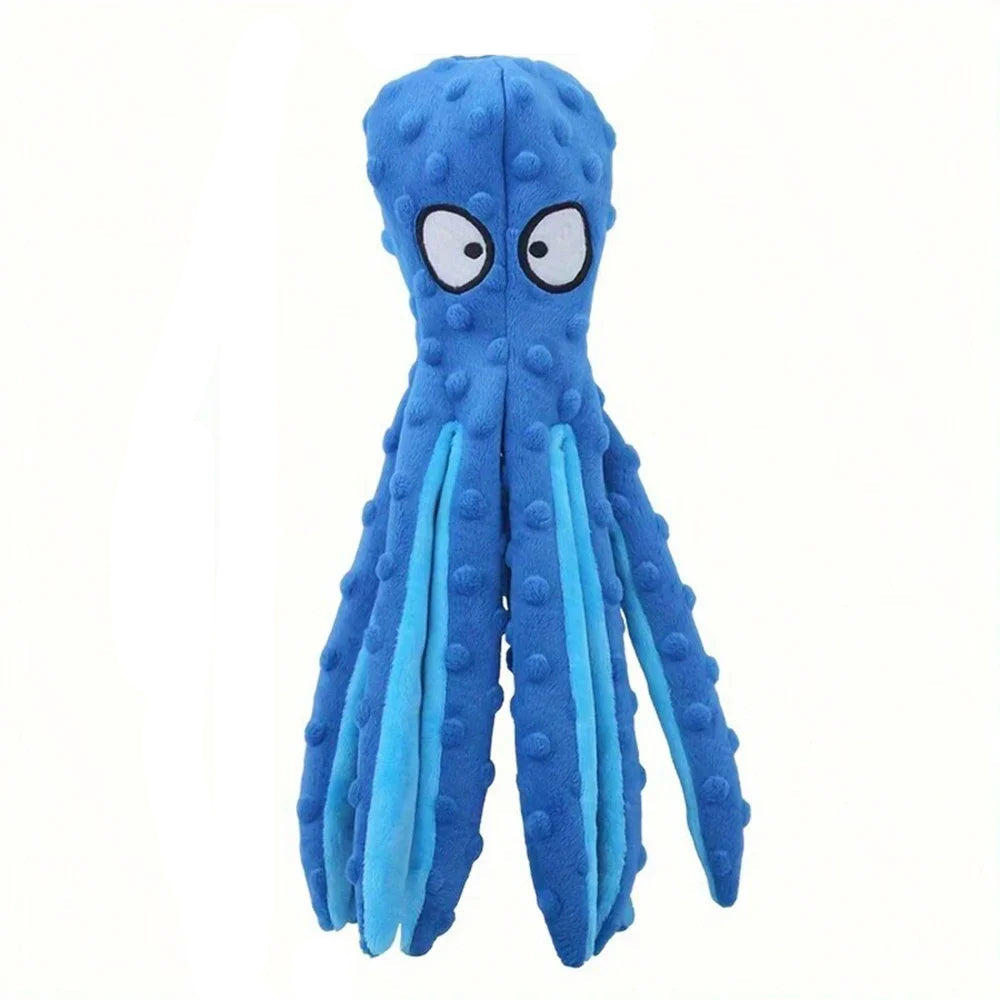 PetHuggle™ Squeaky OctoPlay Plush