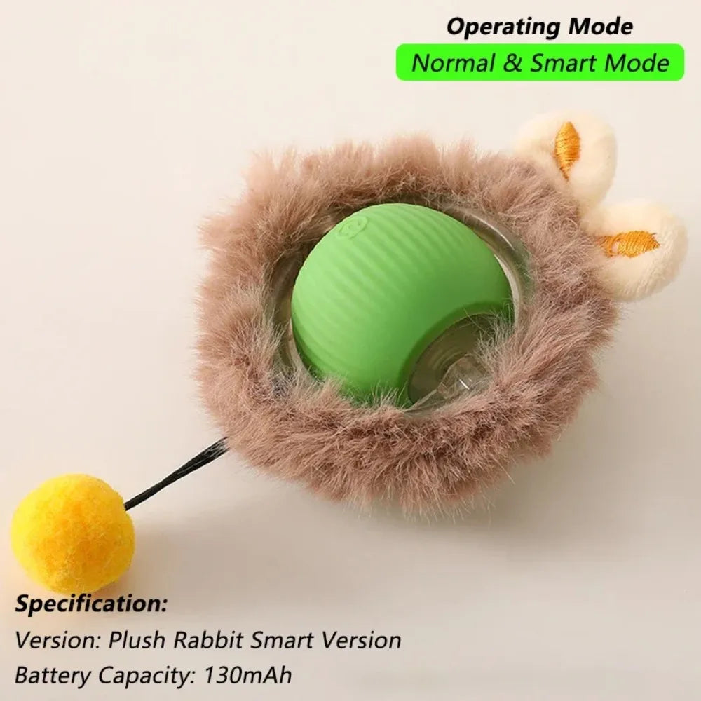 PetHuggle™ Smart Rolling Ball – The Ultimate Interactive Toy for Curious Cats
