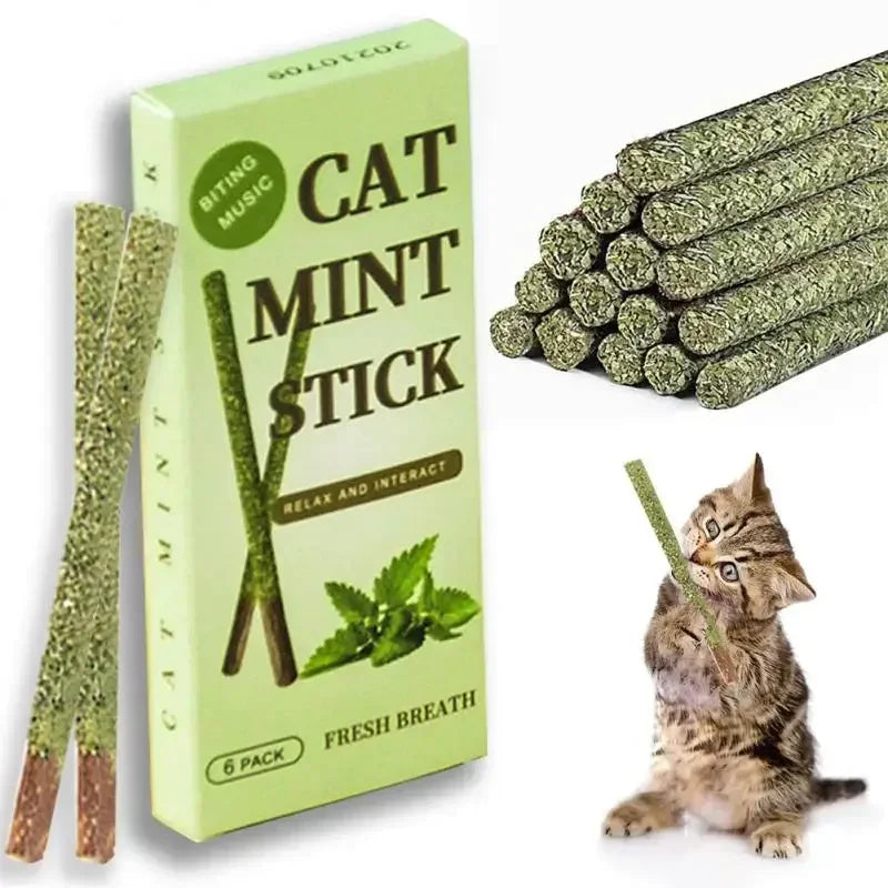 PetHuggle™ Natural Matatabi Cat Sticks – Pure Fun & Clean Teeth!
